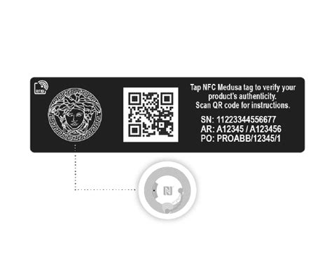 versace classic label|versace qr code check.